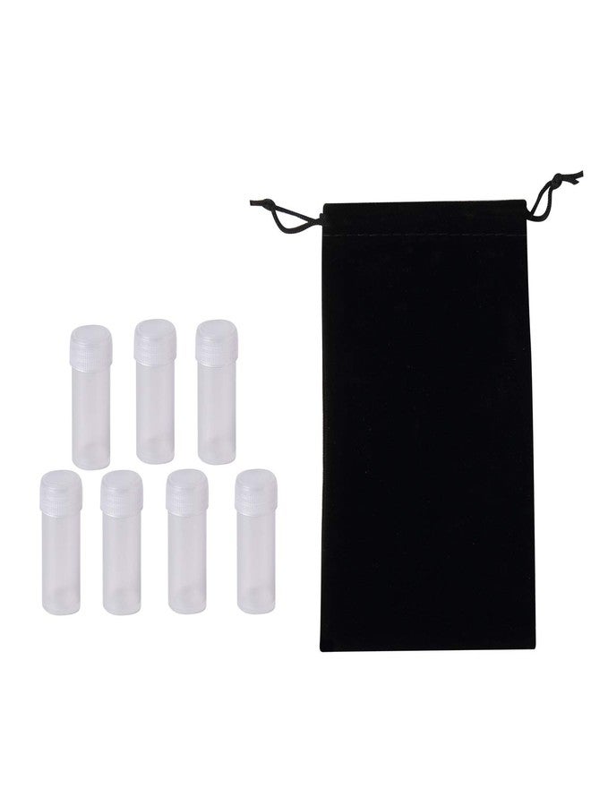 HRLORKC 100Pcs 5ML Small Pill Plastic Containers Empty Pill Bottles Sample Bottles Vial Test Tube with Caps by HRLORKC - Image 5